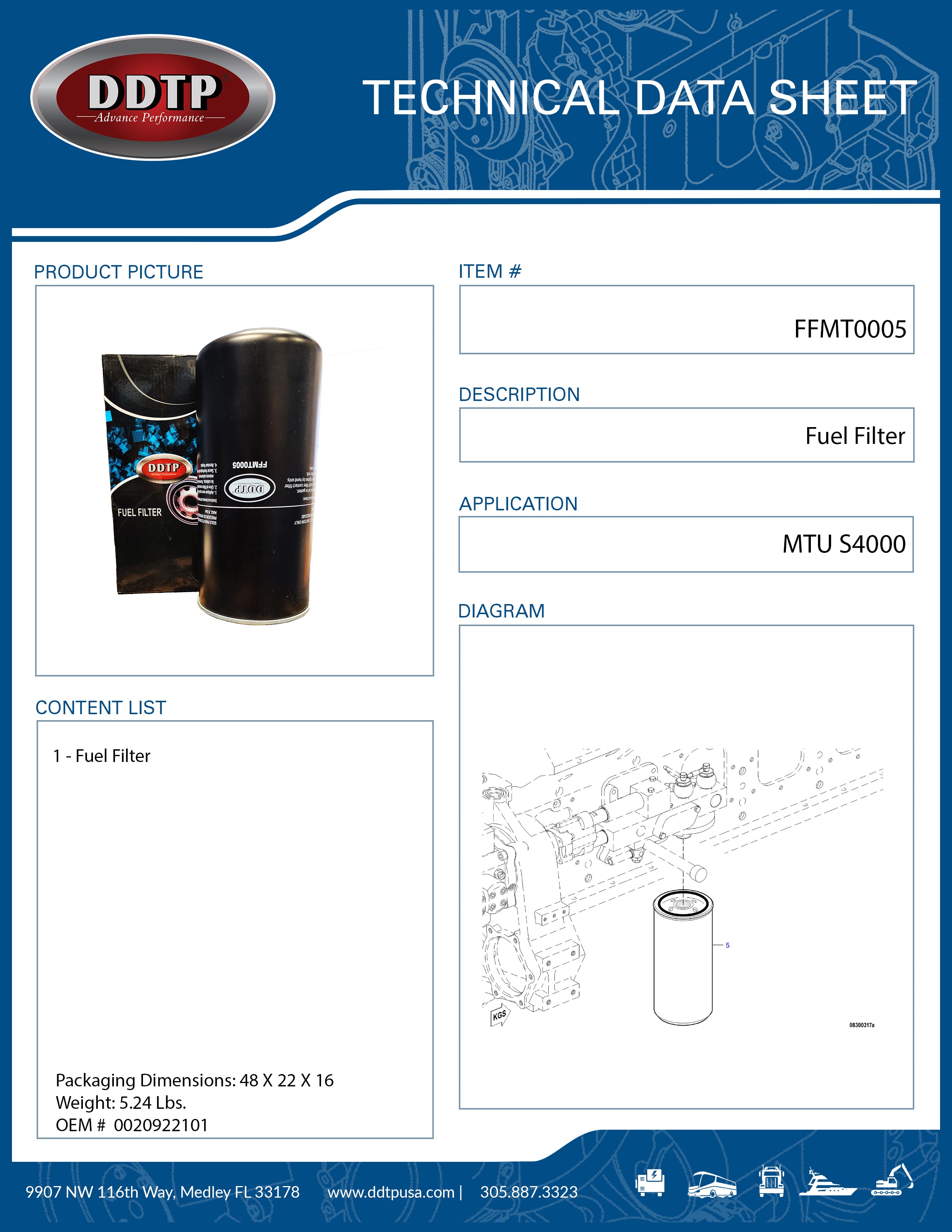 High-Performance Fuel Filter S4000 (0020922101) (P765199) - Compatible with Various Vehicles, Ensures Clean Fuel & Engine Protection - Ideal for Car, Truck & SUV Maintenance