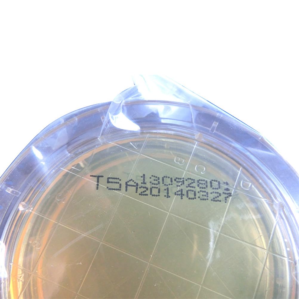 10-Pack 100mm x 30mm Plastic Petri Dishes with Nutrient Agar - Sterile Lab-Grade Petri Plates for Science Projects, Microbiology Cultures & Laboratory Sample Analysis - Ideal for School Labs, Home Science Experiments & Research Studies