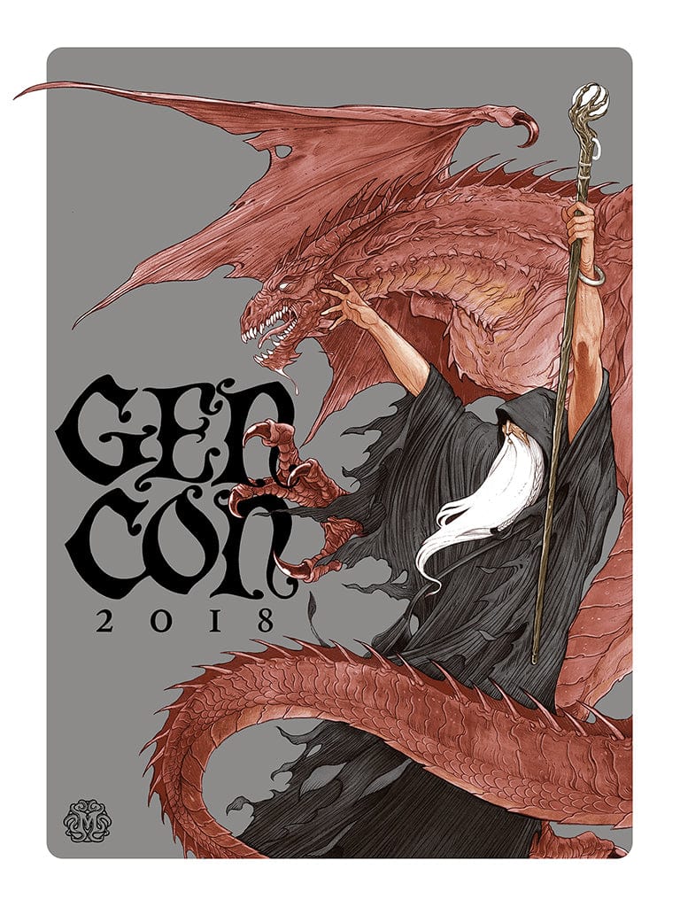 Gencon Poster - High-Quality Gaming & Comic Convention Wall Art for Fans | Perfect for Home, Office & Event Decor