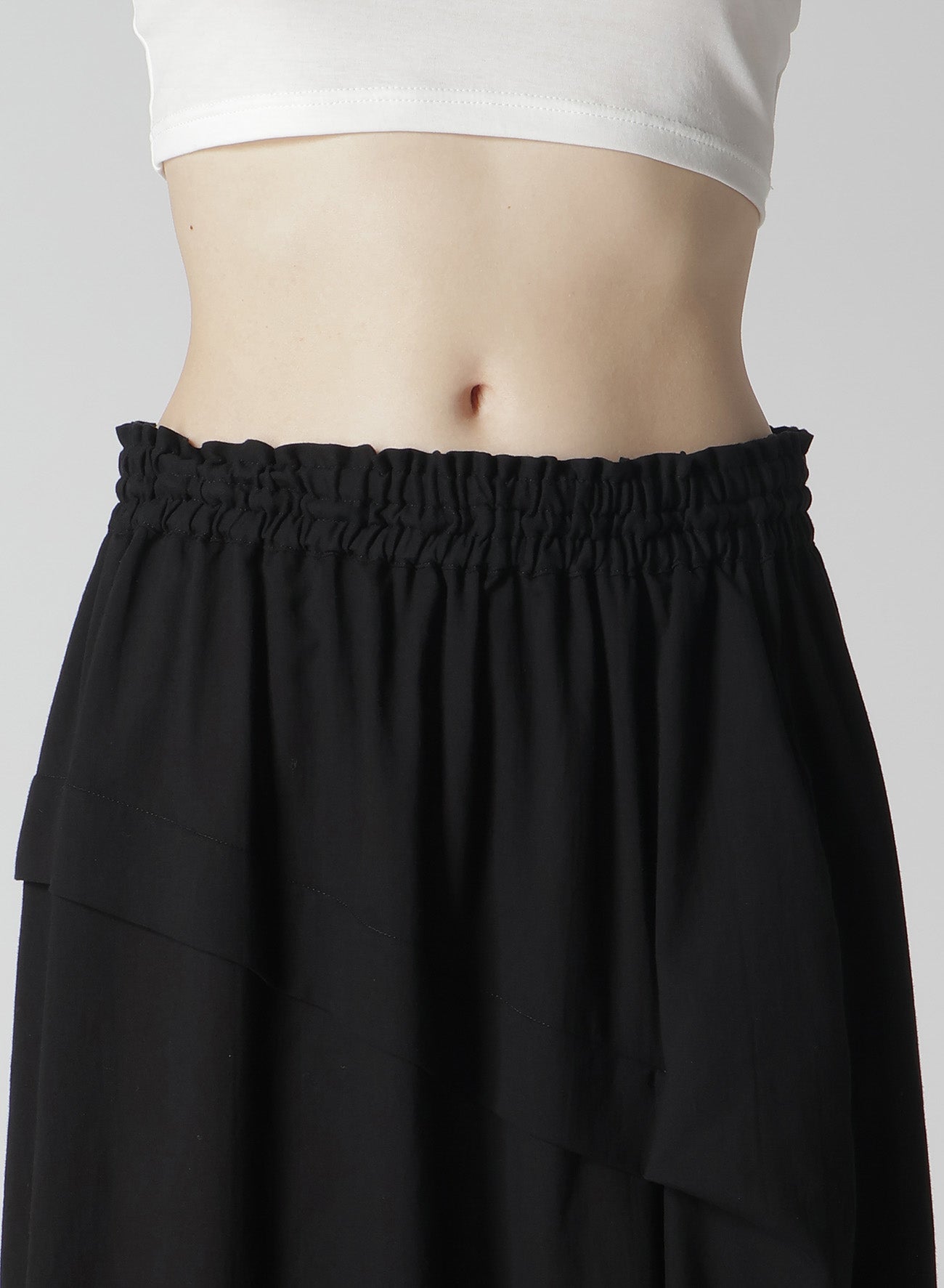 Cotton Boyle Viyella Asymmetrical Tucked Skirt - Women's Fashion Skirt for Casual Wear, Office & Date Night