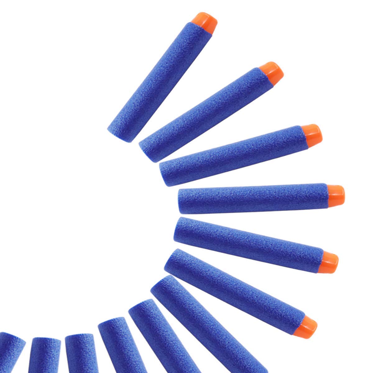 POKONBOY 1200 Pack Foam Dart Refills - Compatible with Nerf N-Strike Elite Series Blasters, Soft Bullet Darts for Kids Toy Guns (Includes Storage Bag) - Perfect for Nerf Battles, Target Practice & Outdoor Play