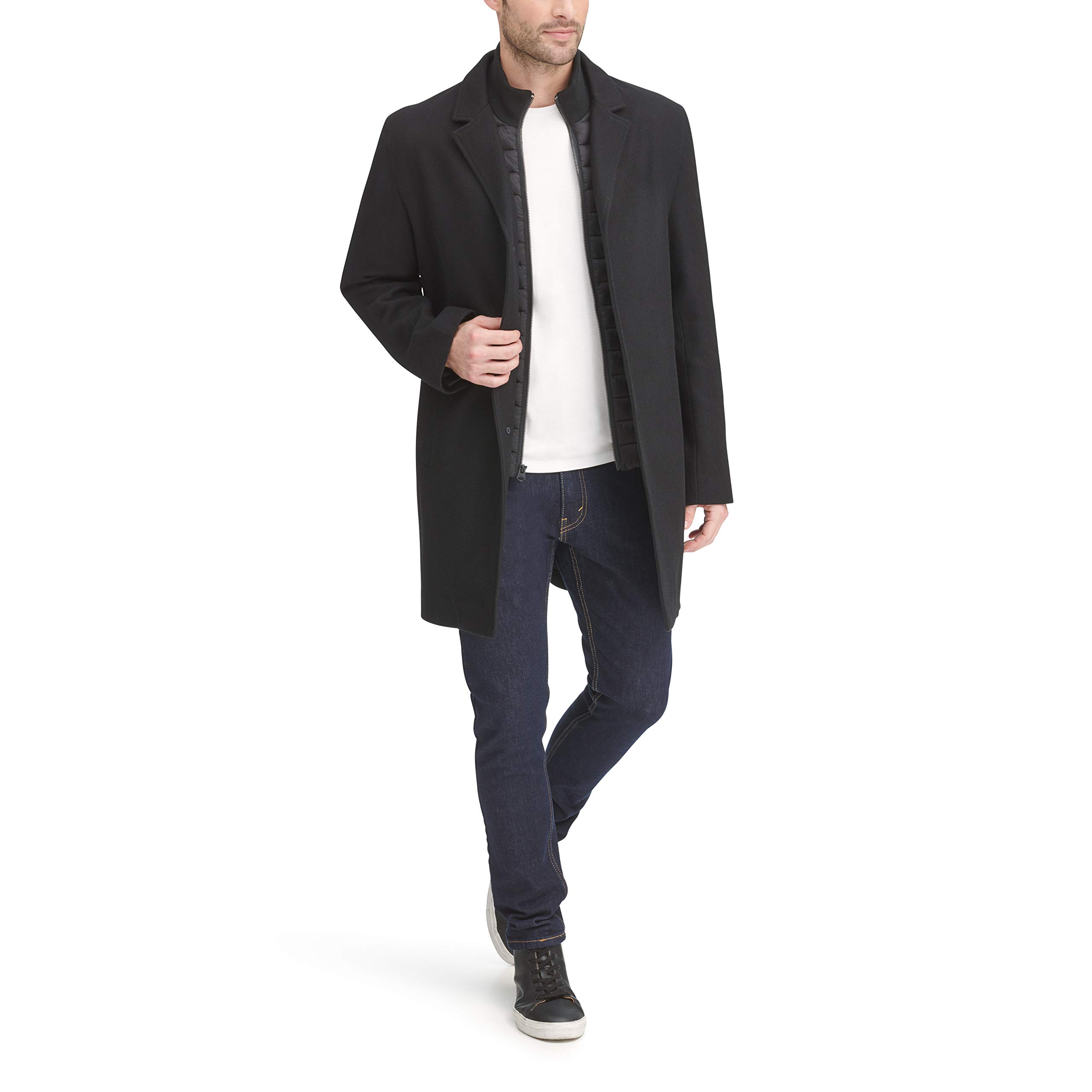 Dockers Men's Henry Wool Blend Top Coat - Classic Winter Overcoat for Business & Casual Wear (Regular, Big & Tall Sizes) | Perfect for Office, Weddings & Formal Events
