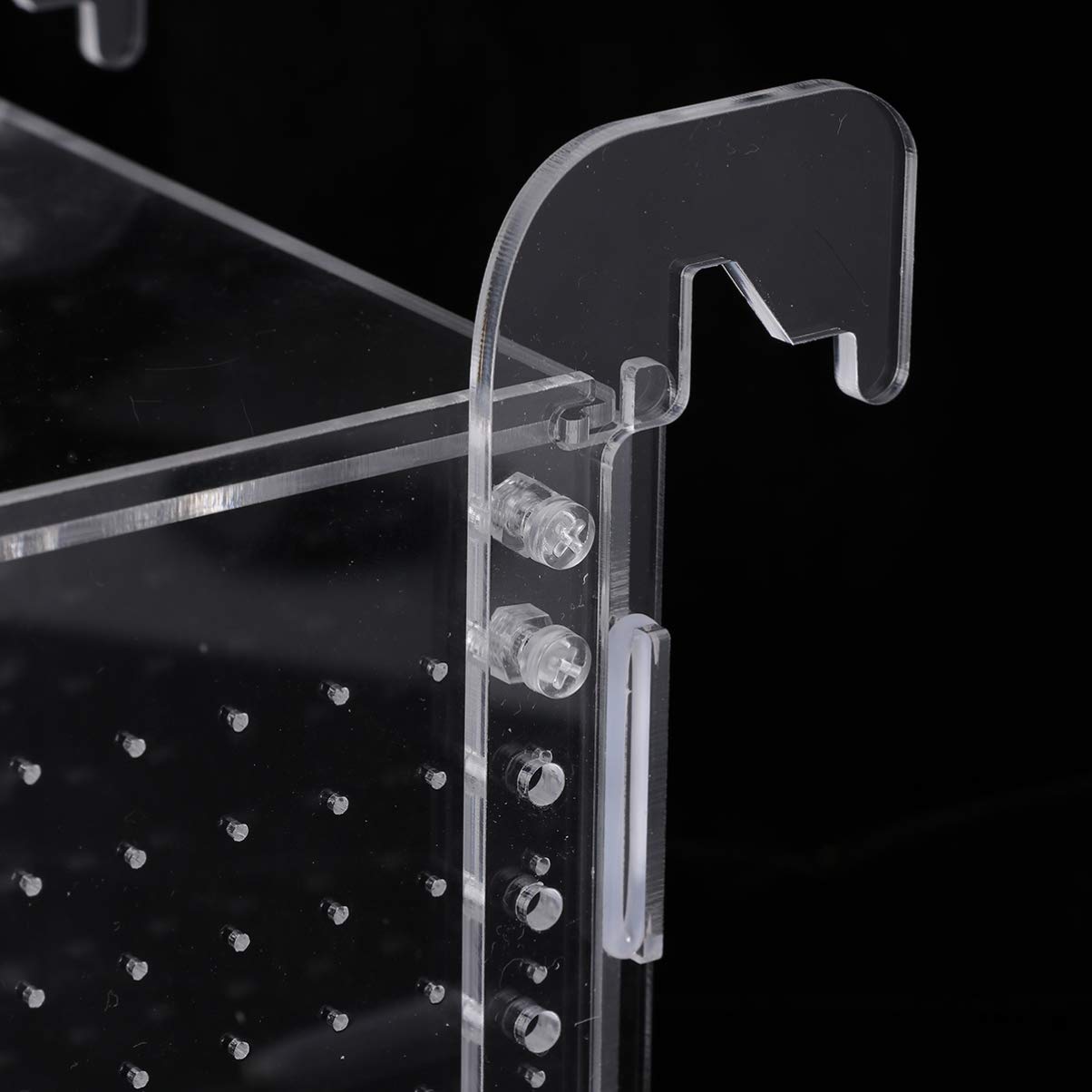 POPETPOP Fish Breeding Box - 2 Pack Aquarium Hatchery Incubator with Hook Design for Guppy, Betta, Shrimp Egg Hatching | Perfect for Fish Tank Breeding & Fry Protection