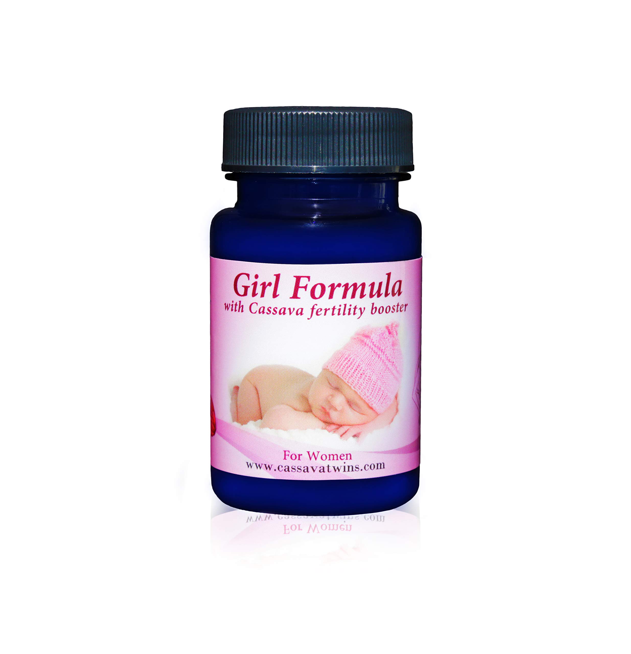 Organic Baby Girl Formula for Women - Natural Cassava Fertility Booster Supplement (6 Pack) | Supports Conception & Healthy Pregnancy | Perfect for Trying to Conceive & Prenatal Care