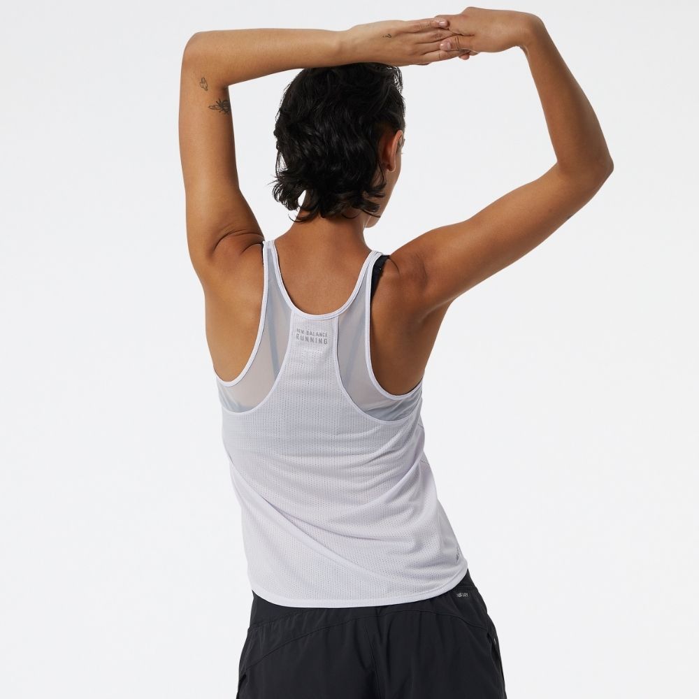 New Balance Women's Impact Run Tank Top - Lightweight Moisture-Wicking Workout Shirt for Running, Yoga & Gym - Comfortable Athletic Performance Apparel