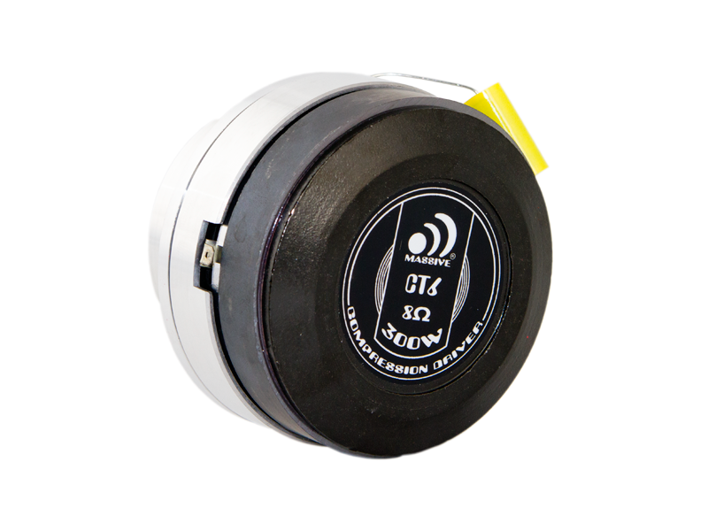 CT6 60 Watts RMS 8 Ohm 25.5mm Super Bullet Titanium Tweeter - High Performance Audio Component for Car Stereo & Home Theater Systems