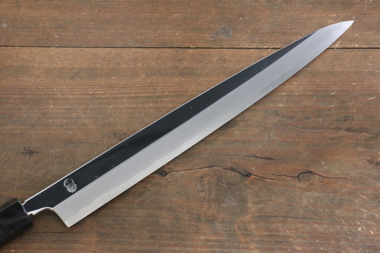 Premium Choyo White Steel Yanagiba Sashimi Knife 270mm - Razor Sharp Japanese Sushi Knife with Mirror Finish - Perfect for Slicing Raw Fish, Sashimi & Sushi Preparation