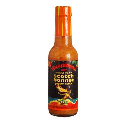 Walkerswood Scotch Bonnet Hot Sauce - 5 Oz Bottles (Pack of 6) | Jamaican Style Hot Pepper Sauce | Perfect for Grilling, Tacos & Caribbean Dishes