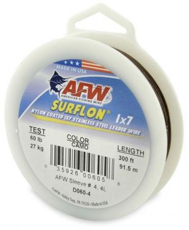 Premium American Fishing Wire - Surflon Nylon Coated Saltwater Fishing Line for Surf Casting & Offshore Angling | Durable, Corrosion-Resistant for Saltwater & Freshwater Fishing