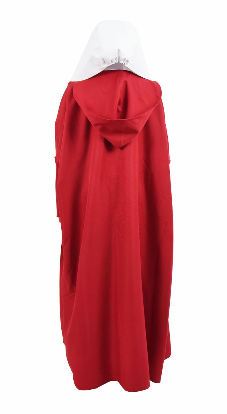The Handmaid's Tale Offred Red Costume Set - Women's TV Series Inspired Dress, Cloak & Head Cover (Custom-Made) | Halloween Cosplay, Book Club Events, Themed Parties
