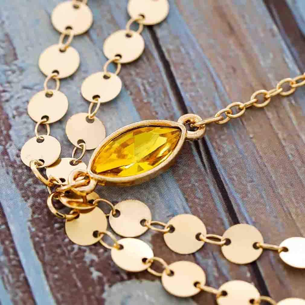 Yean Gold Head Chain - Bohemian Hair Jewelry & Forehead Band for Women - Perfect for Music Festivals, Weddings, and Boho Style Accessories