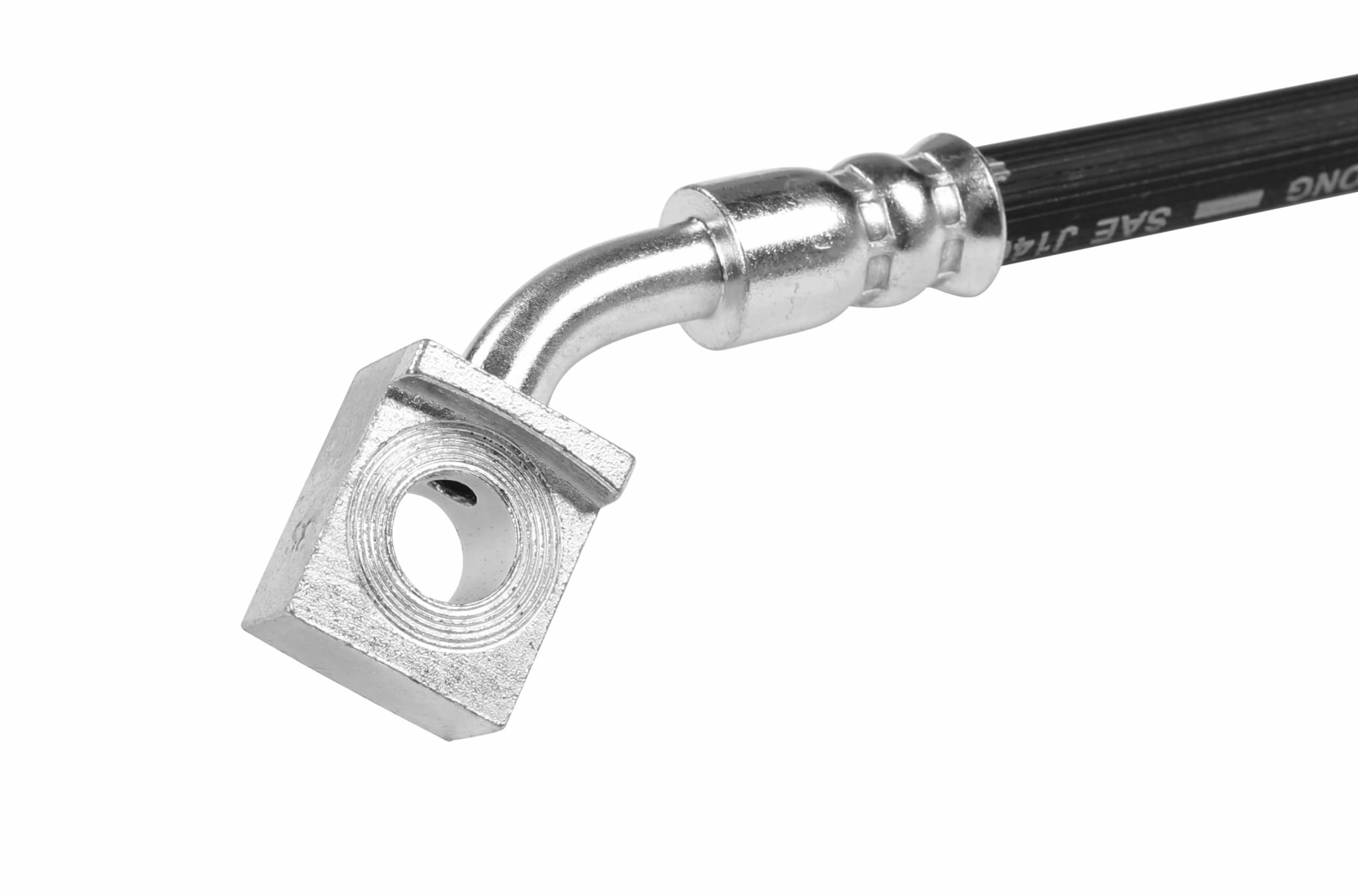Sunsong 2201812 Brake Hydraulic Hose - High Performance Replacement Hose for Trucks, SUVs & Commercial Vehicles - Durable & Reliable Braking System Component for Safe Driving
