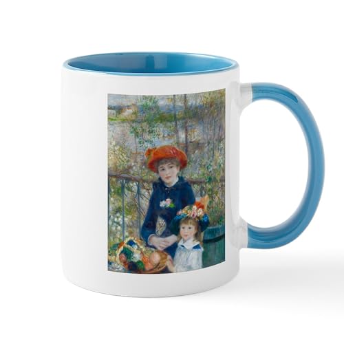 White/Blue Inside - Two Sisters Mugs