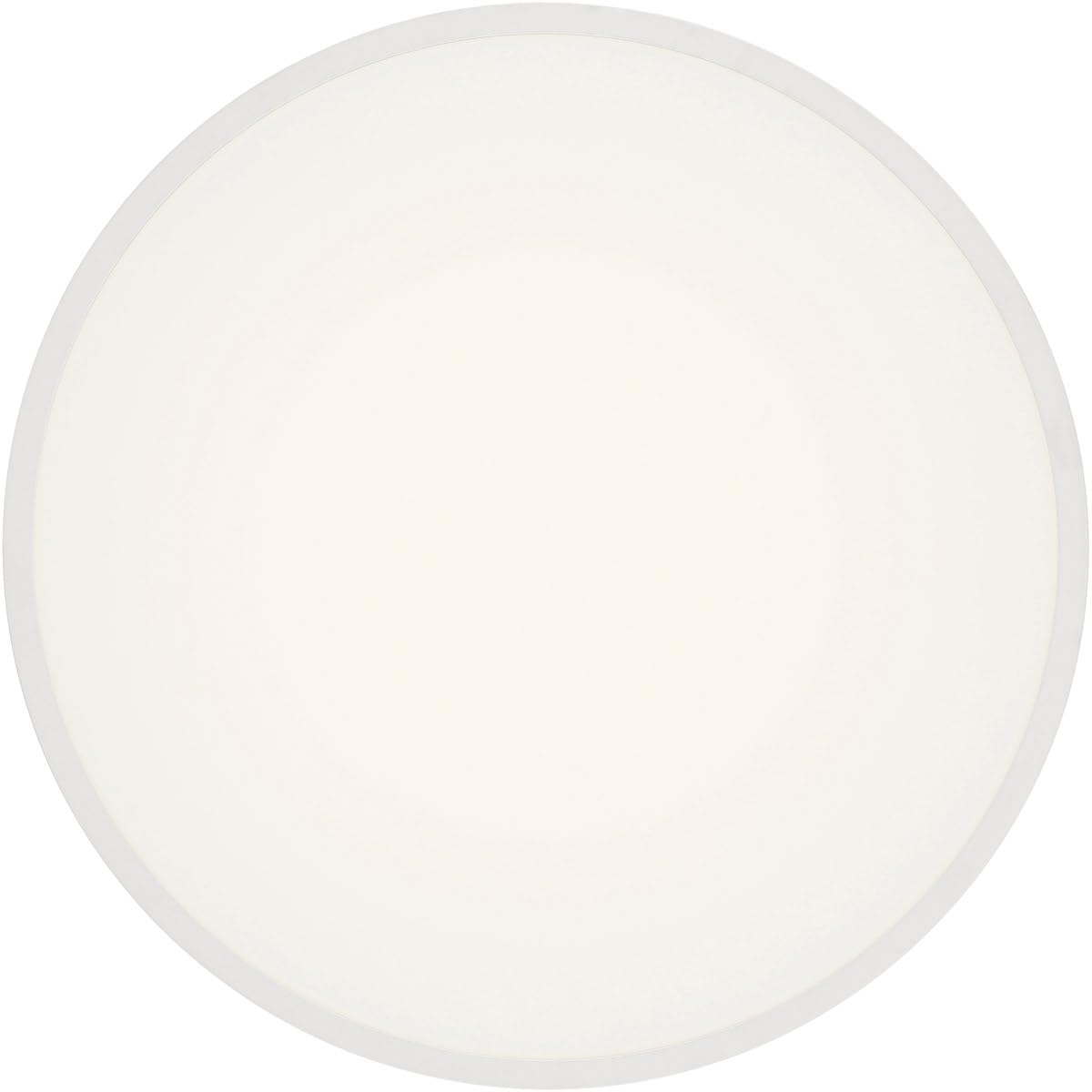 Access Lighting Como 21.75 Inch LED Flush Mount Ceiling Light Fixture in White - Perfect for Bedroom, Kitchen, Hallway & Modern Home Lighting