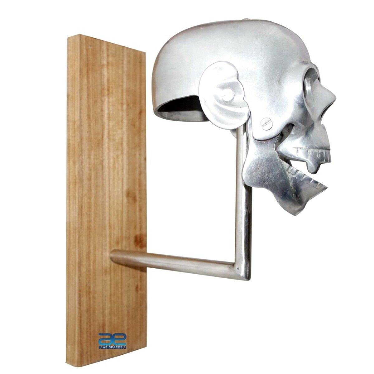 Wall Mounted Helmet Stand - Durable Helmet Display Holder for Motorcycle, Bike & Sports Helmets - Perfect for Garage, Entryway & Closet Organization