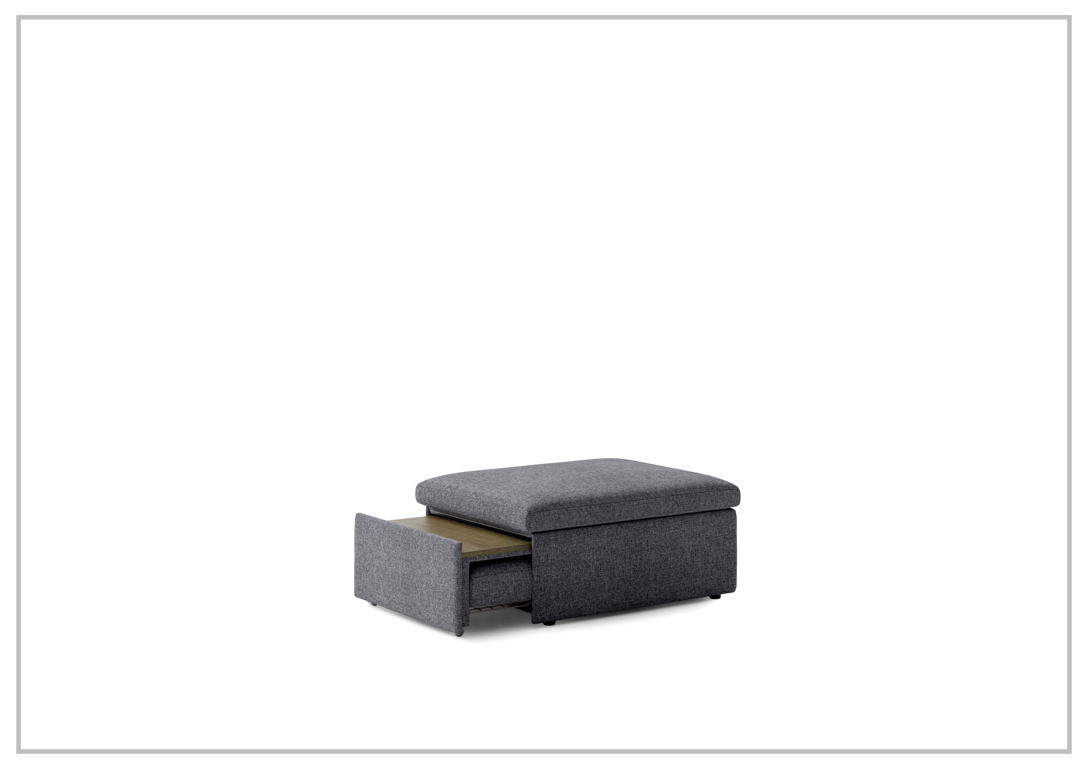 Luonto Otto Cot Size Sleeper Ottoman with Storage Drawer - Convertible Daybed for Guest Room, Nursery & Small Space Living - Perfect for Apartments, Dorms & Home Offices