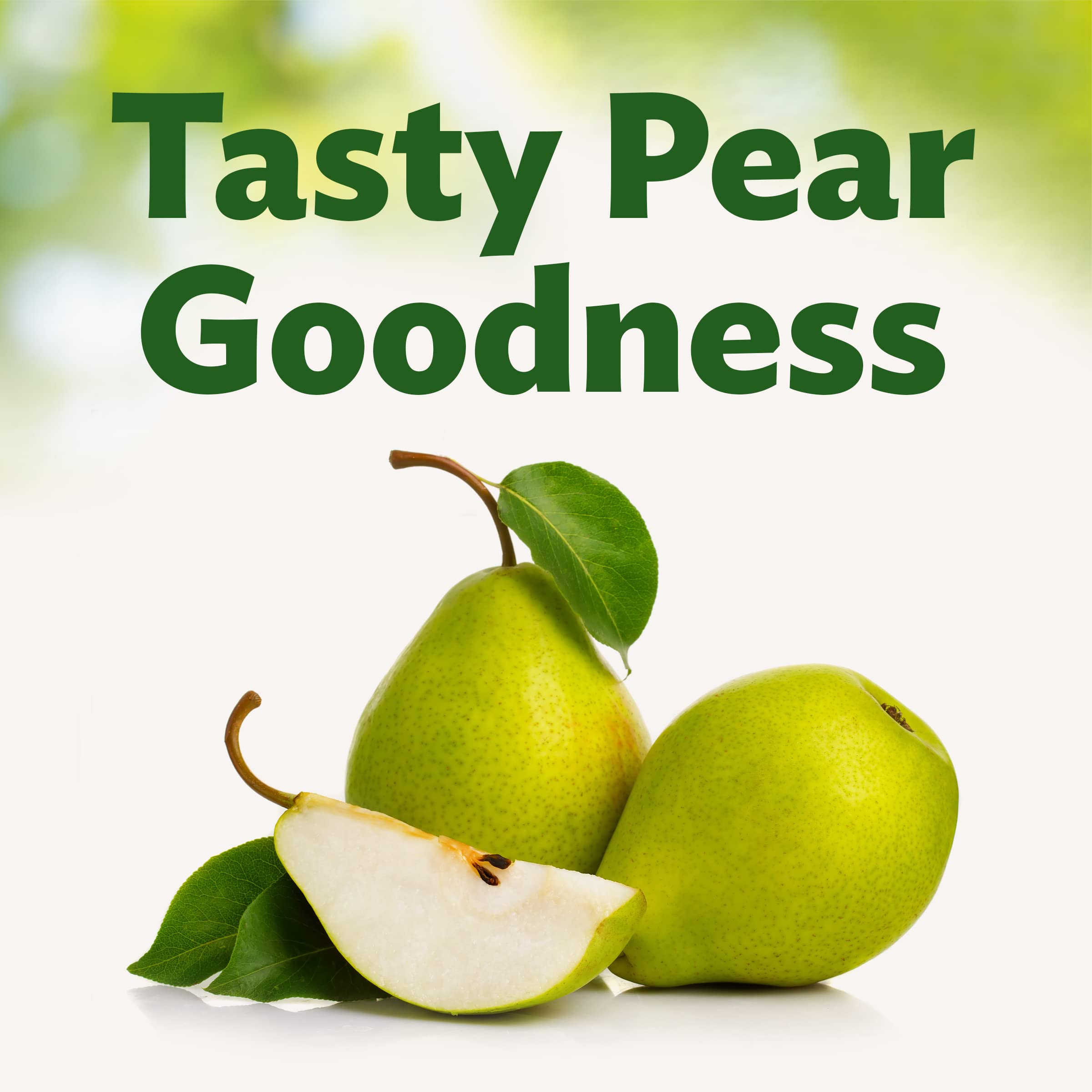 DEL MONTE Sliced Bartlett Pears in Heavy Syrup - Canned Fruit, 15.25 Oz (Pack of 12) | Sweet & Juicy Pears for Snacks, Desserts, Salads & Baking | Non-GMO, Gluten-Free, Ready-to-Eat