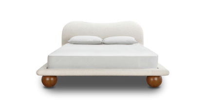 Orbit Queen Size Bed Frame - Sturdy Metal Platform Bed with Noise-Free Support, Easy Assembly - Perfect for Master Bedrooms, Guest Rooms & Small Spaces