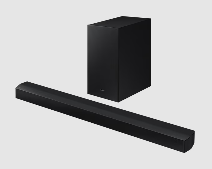 Samsung HW-B450 2.1 Channel Soundbar with Dolby Audio - Premium Home Theater Sound System for TV, Movies & Music | Perfect for Living Rooms & Entertainment Spaces
