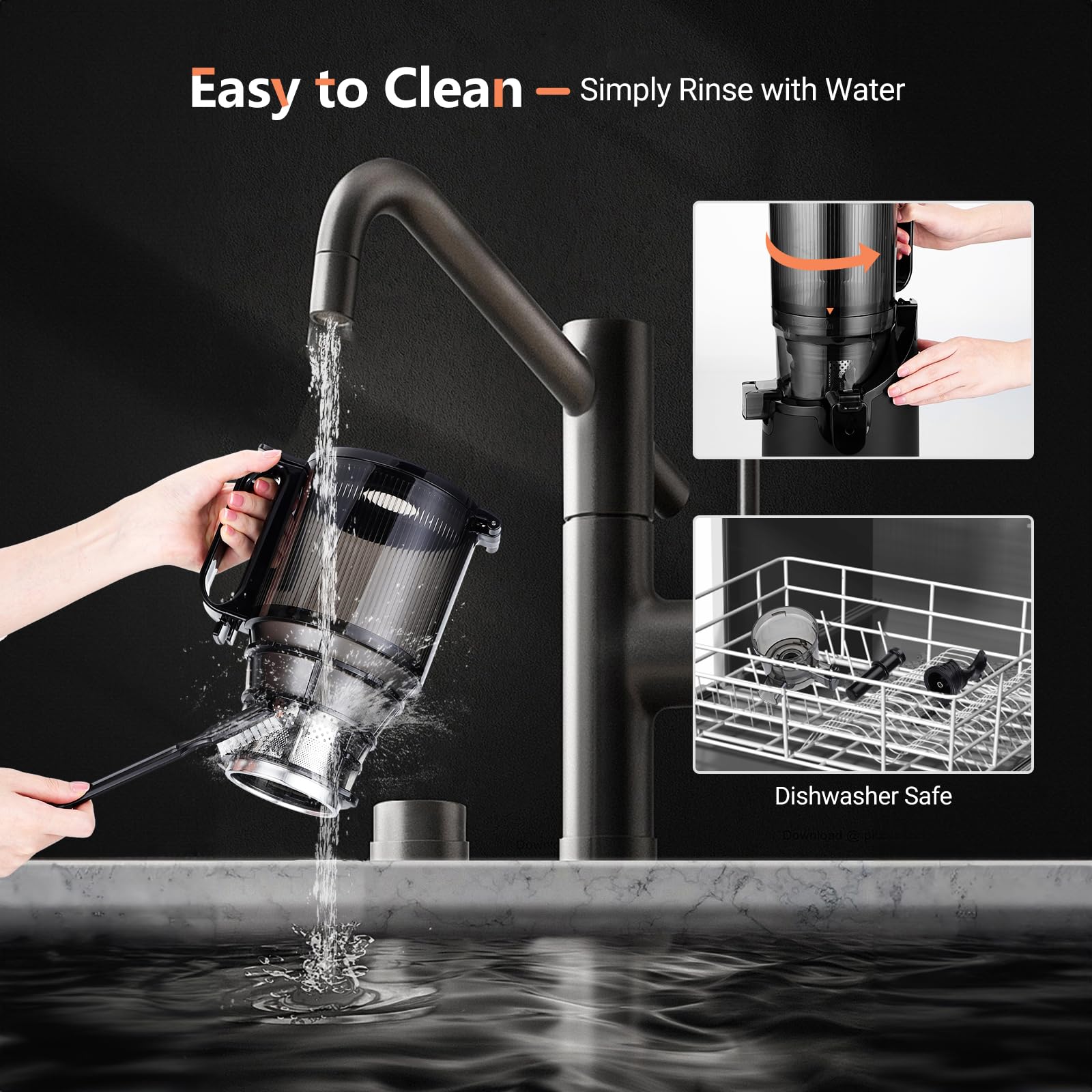 Premium Cold Press Juicer Machine - 5.3
