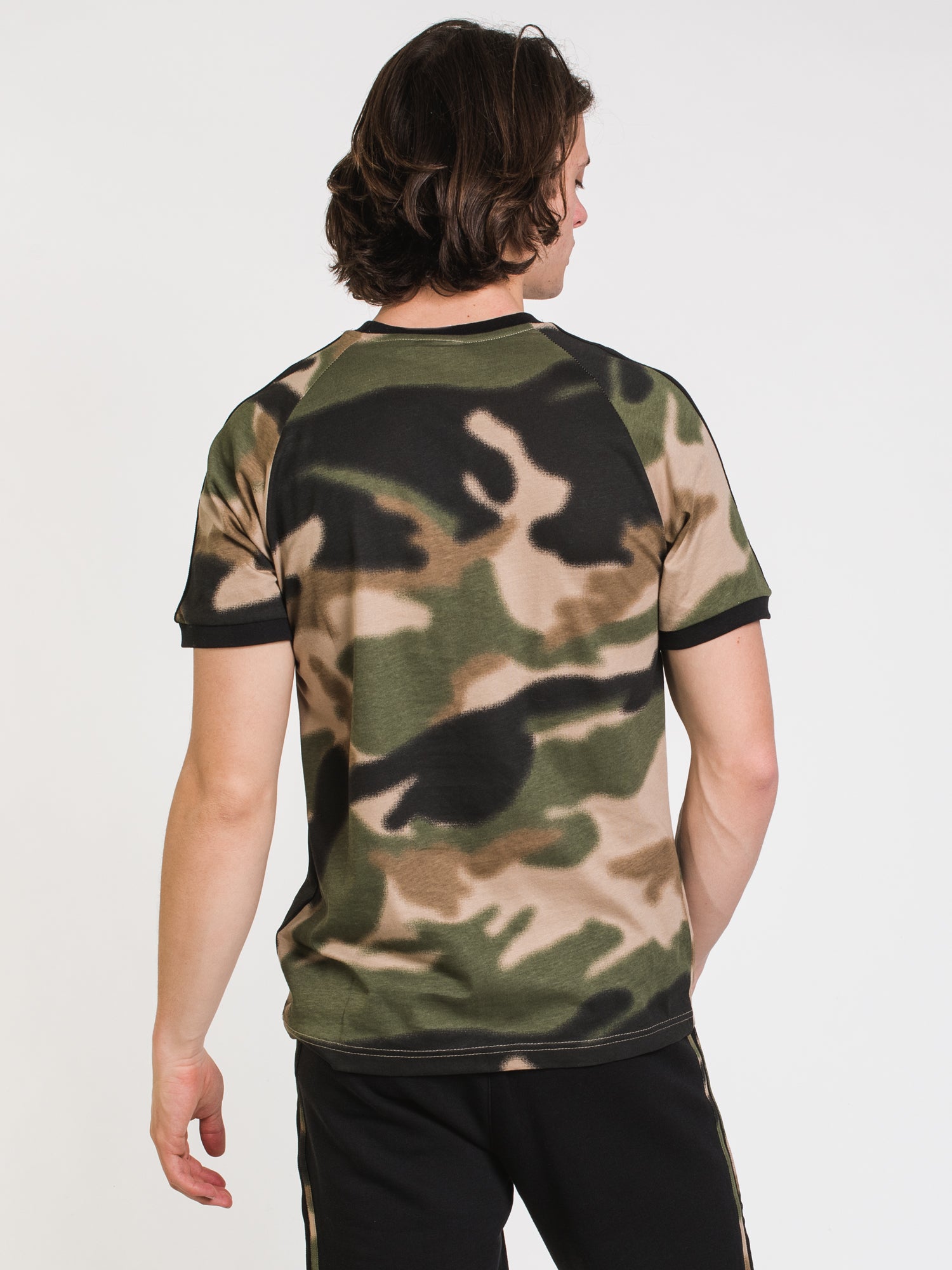 Adidas Camo Cali Short Sleeve T-Shirt - Men's Casual Graphic Tee for Streetwear & Gym - Clearance Sale - Perfect for Workouts, Running & Everyday Wear