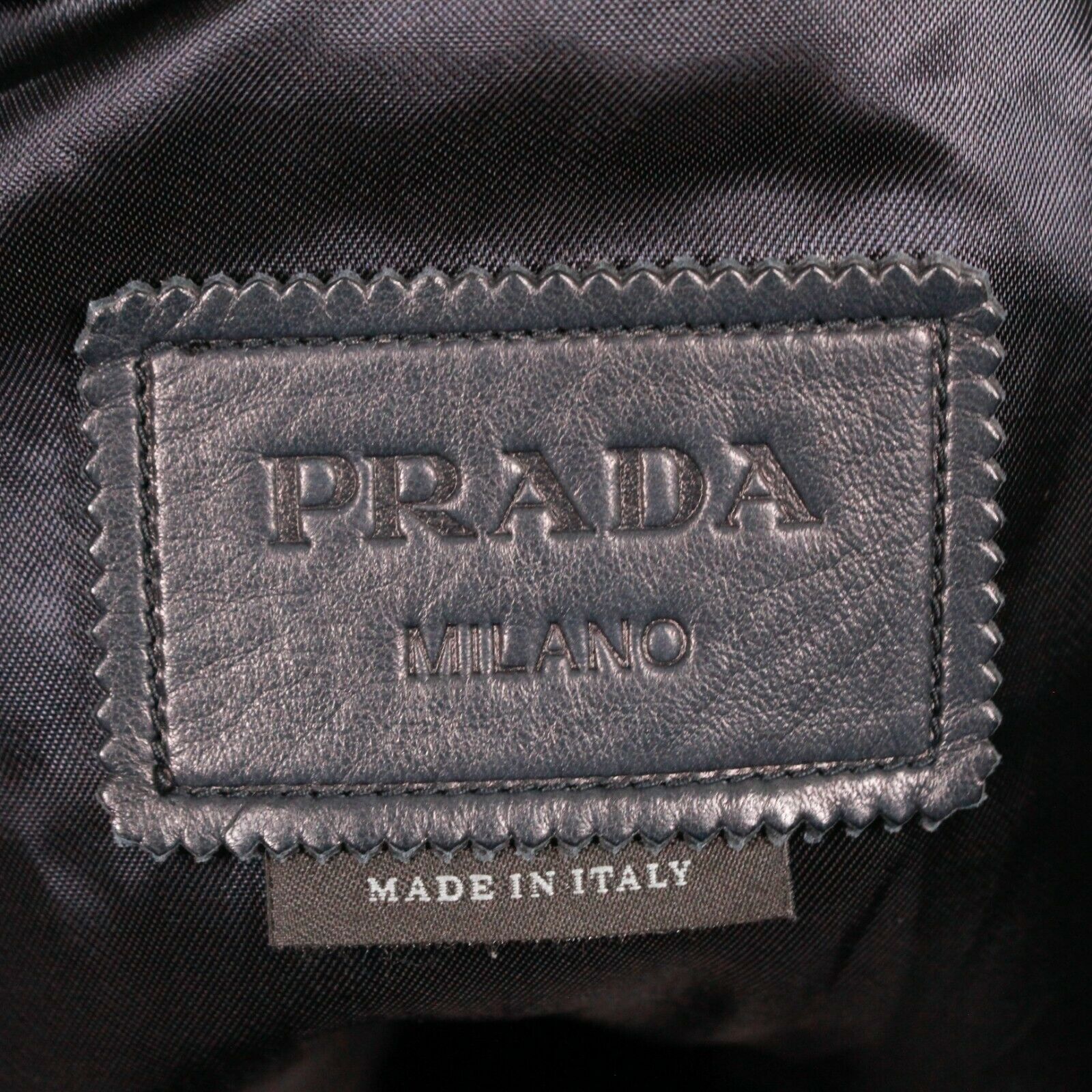 Prada Suede Fringe Leather Jacket Navy Blue IT 40 US 4 - Luxury Designer Women's Outerwear for Fall & Winter Fashion | Perfect for Parties, Date Nights & Special Occasions