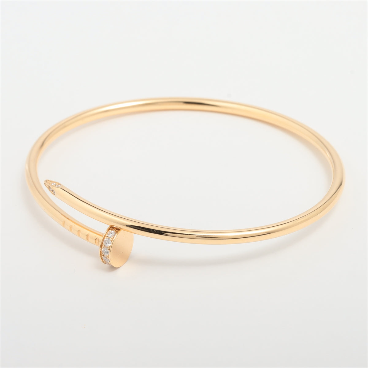 Cartier Juste un Clou Small Diamond Bracelet 17 - Luxury Gold Bangle for Women, Perfect for Parties, Weddings & Special Occasions