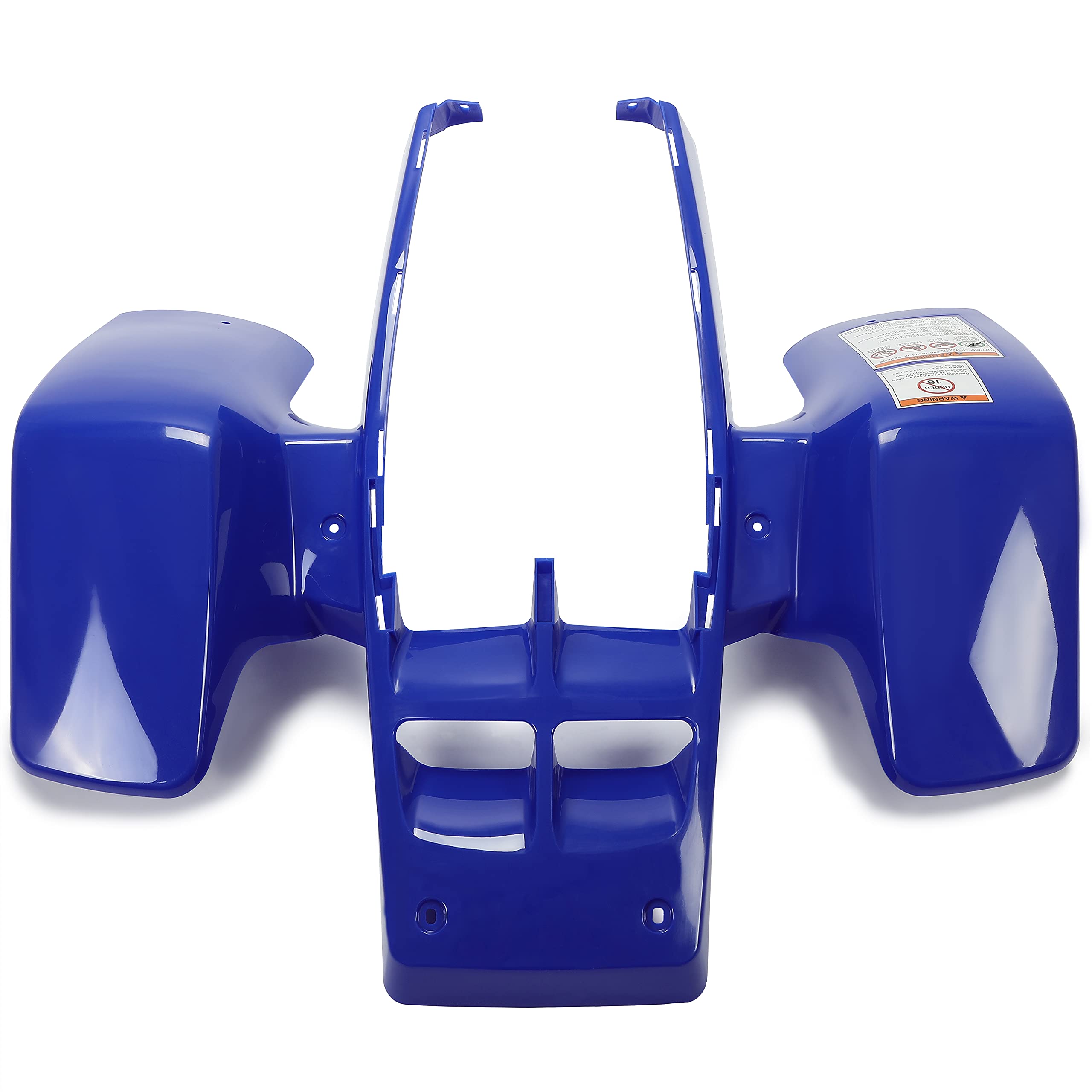 Kojem Blue Front Fenders Plastic Body Kit Compatible with 1987-2006 Yamaha Banshee 350 (YFZ350) - Durable ATV Replacement Parts for Off-Road Racing & Trail Riding