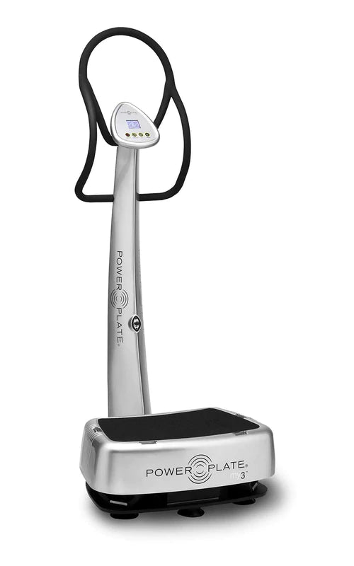 Power Plate My3 Vibration Platform Trainer - Silver | Home Gym Equipment for Full-Body Workout, Fitness & Recovery | Perfect for Home, Office & Physical Therapy