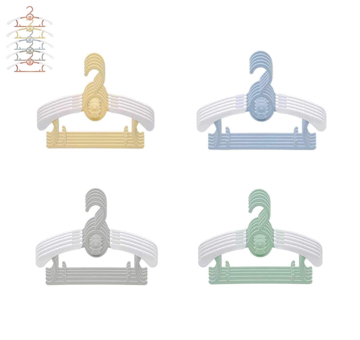 20pcs Adjustable Baby Closet Hangers 11