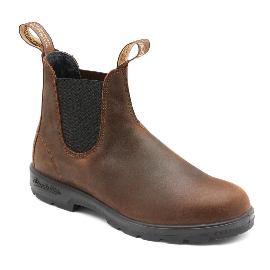 Blundstone 1609 Classic Chelsea Boots - Antique Brown Leather Work Boots for Men & Women | Waterproof, Comfortable & Durable for Outdoor, Work & Casual Wear