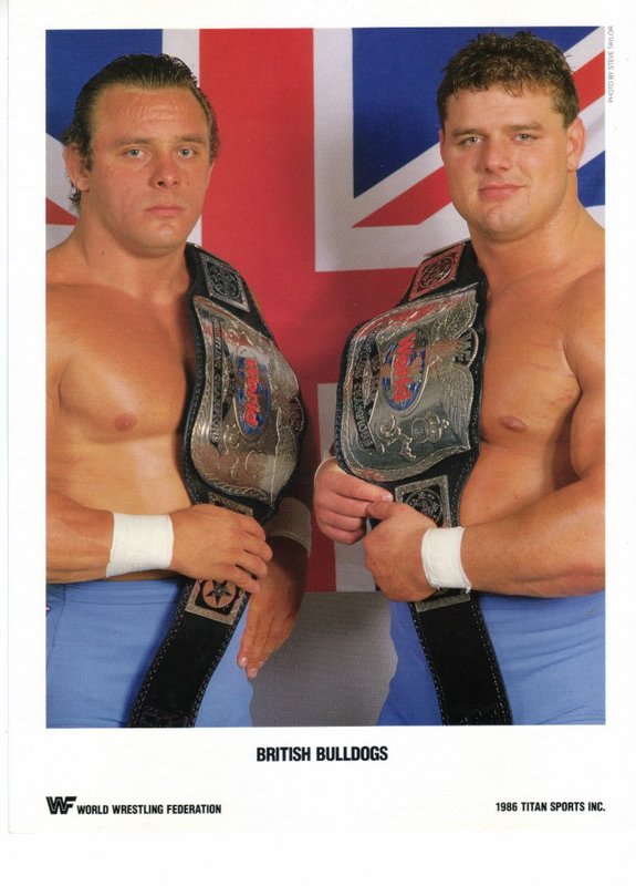 Vintage 1986 WWF Tag Team Champions British Bulldogs Wrestling Action Figure - Rare Collectible for Wrestling Fans & Memorabilia Enthusiasts - Perfect for Display, Gifts & Nostalgic Collections