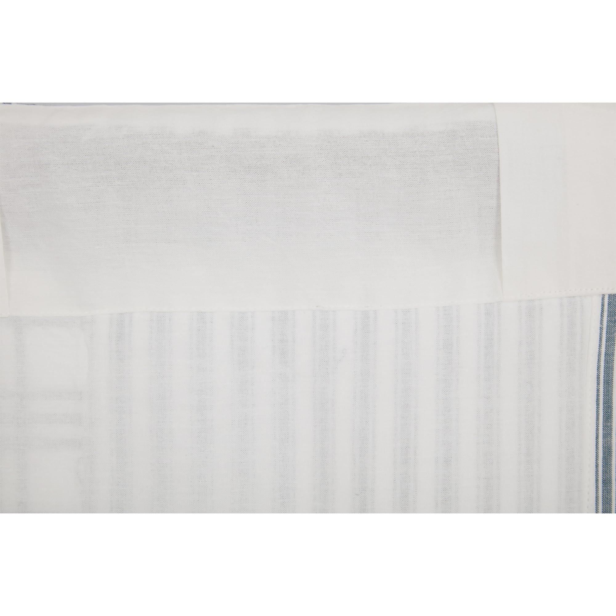 Sawyer Mill Blue Patchwork Farmhouse Kitchen Window Cotton Curtain Valance 19x60 - Rustic Country Style Home Decor for Kitchen, Living Room & Bedroom Windows