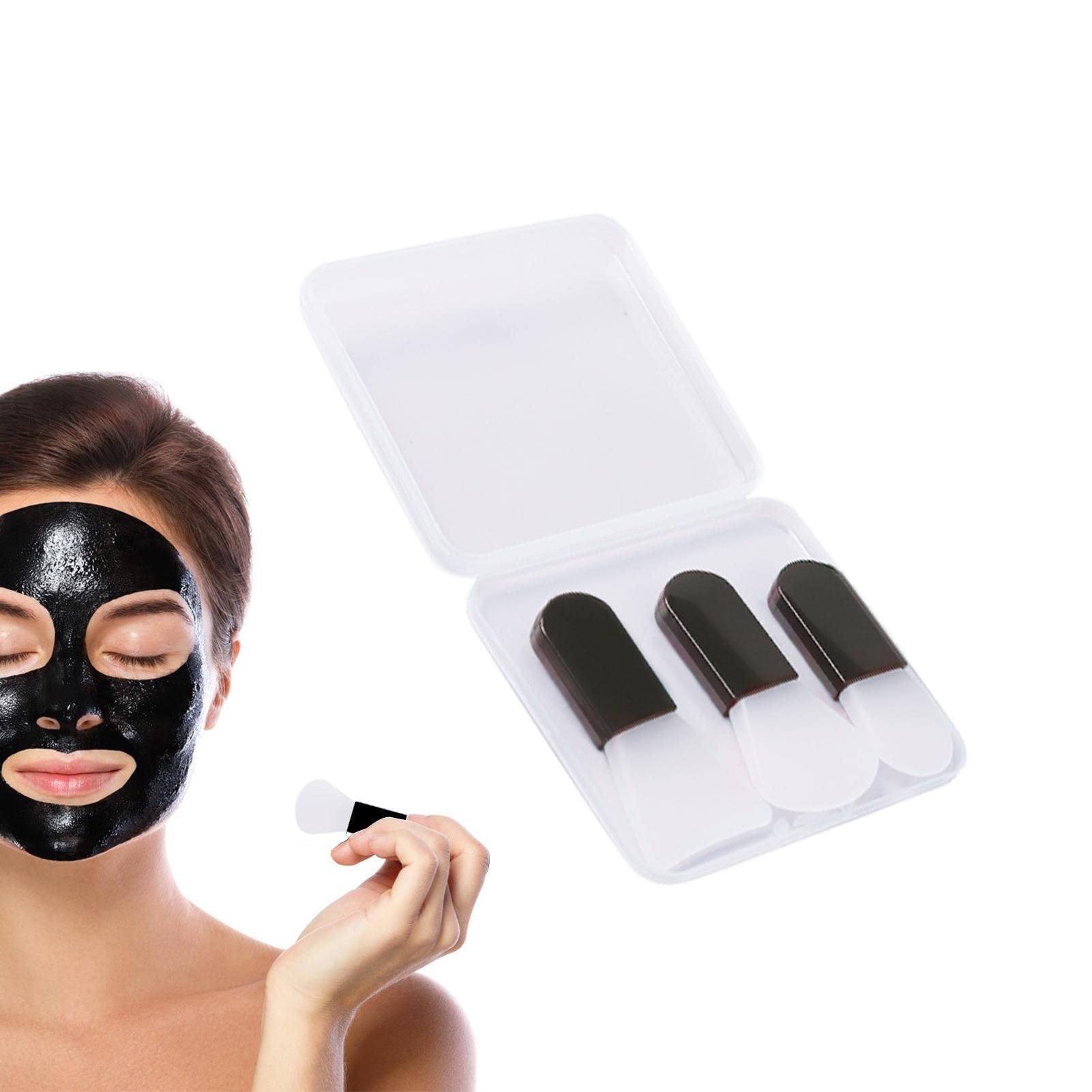 Professional Makeup Spatula & Soft Face Mask Applicator Brushes - Perfect for Mud, Clay, Charcoal Masks & Body Lotion Application - Ideal for Spa, Skincare Routine & At-Home Facial Treatments