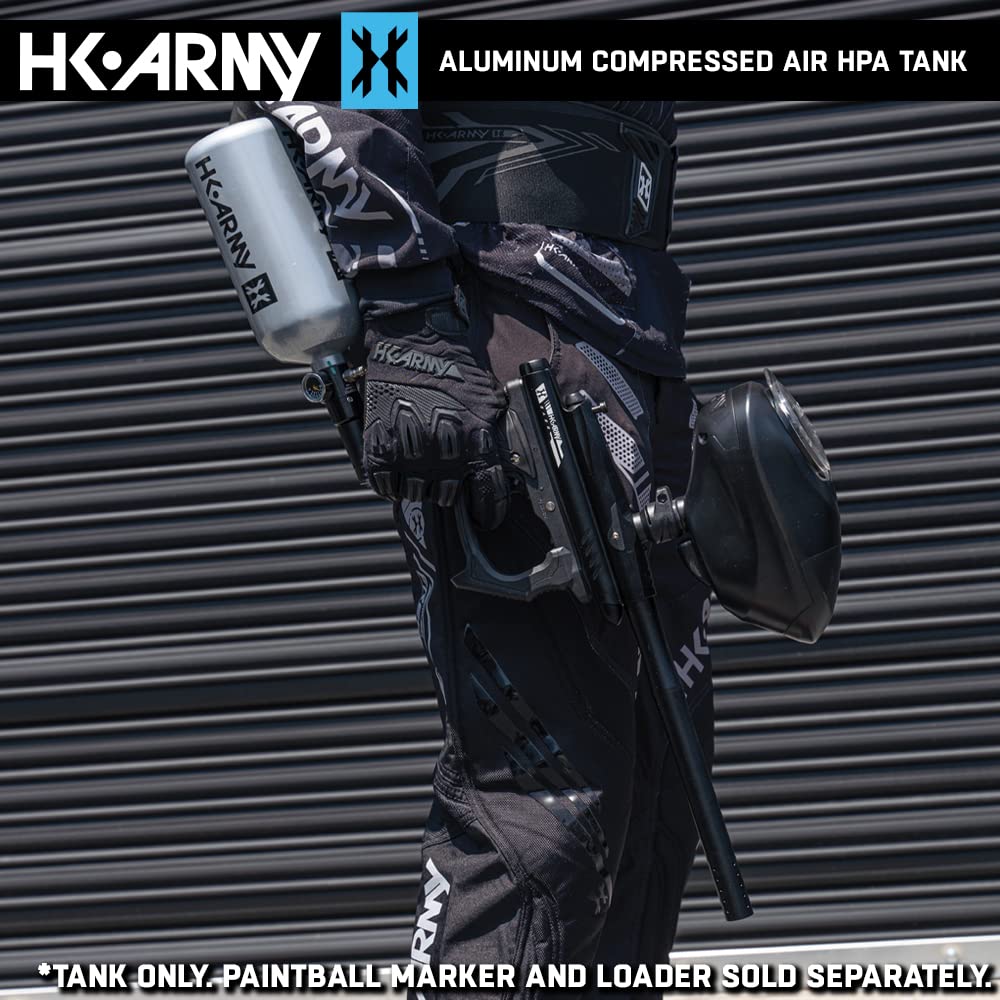 HK Army Aluminum HPA Paintball Air Tank with Standard Regulator - Lightweight & Durable Compressed Air System for Paintball, Airsoft & Outdoor Sports