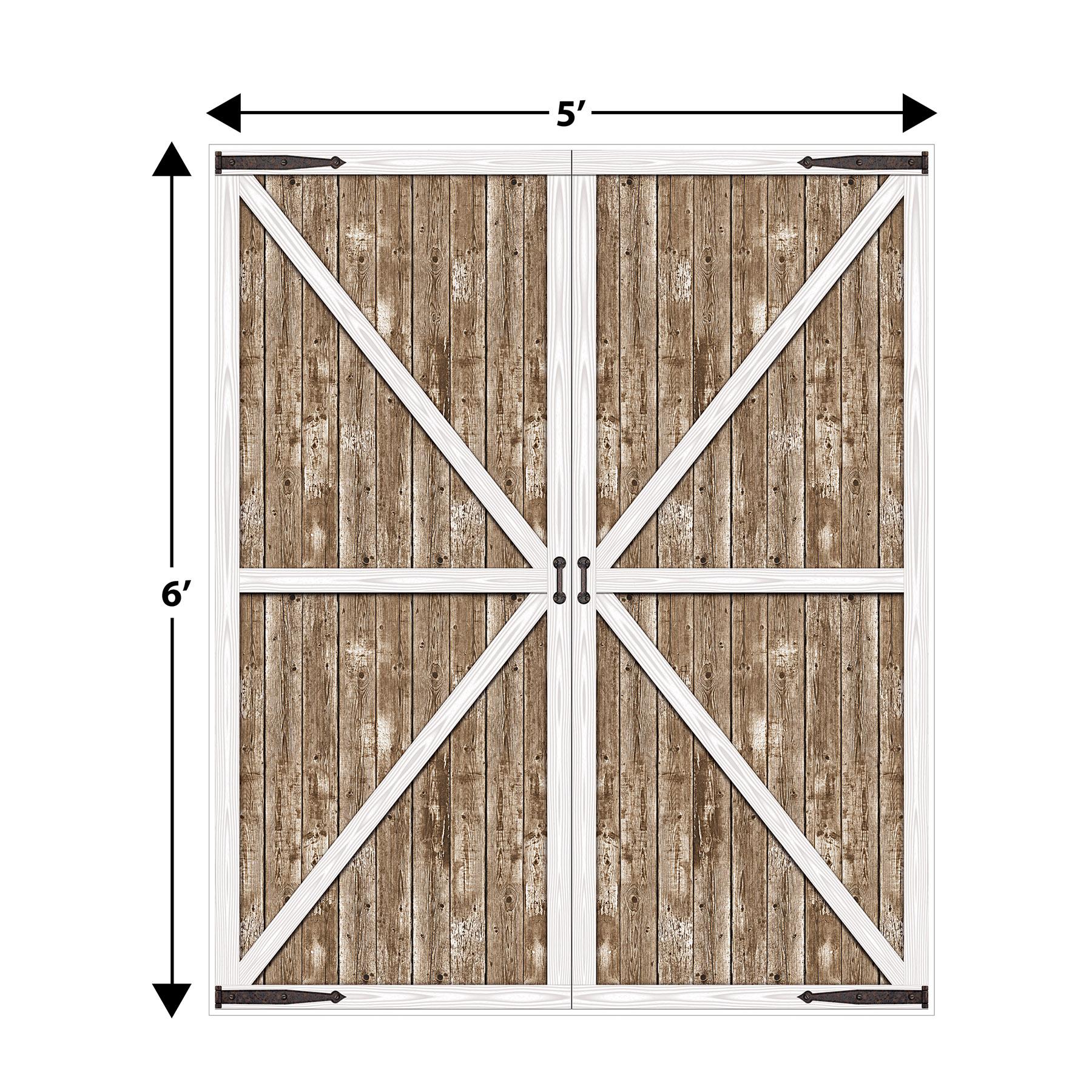12 Pack Beistle Barn Door Party Decorations - Rustic Farmhouse Party Supplies for Weddings, Birthdays & Halloween Decor