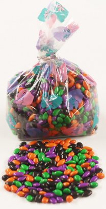Scott's Cakes Halloween Mix Chocolate Covered Sunflower Seeds - 1 Pound Resealable Bunny Hop Bag - Perfect for Trick-or-Treating, Party Favors & Snacking
