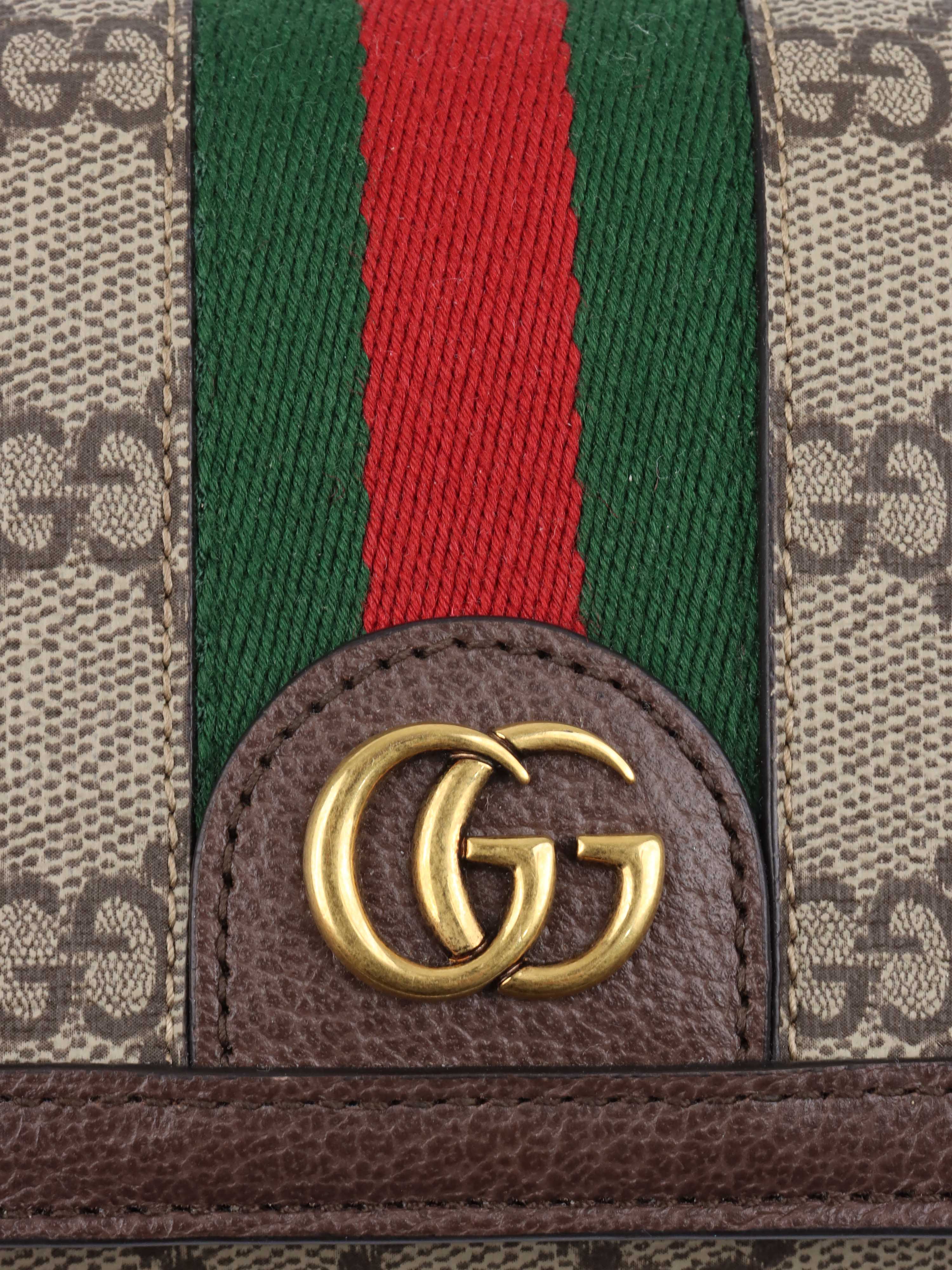Gucci Ophidia Super Mini Shoulder Bag for Women | GG Canvas & Leather Crossbody Purse | Perfect for Date Night, Travel & Everyday Use