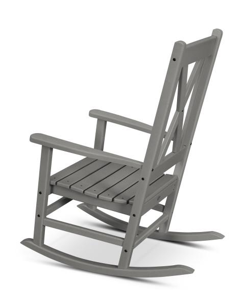 Polywood Braxton All-Weather Porch Rocking Chair - Durable Outdoor Furniture for Patio, Deck & Garden Relaxation