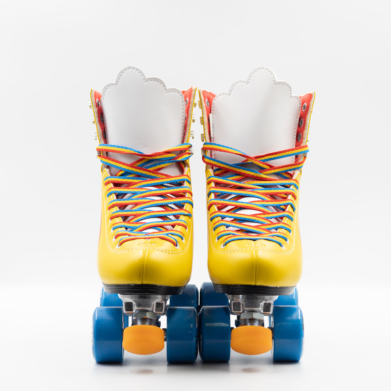 Moxi Rainbow Rider Roller Skates for Women - Sunshine Yellow Outdoor & Indoor Quad Roller Skates for Beginners, Rink, Park, Street Skating