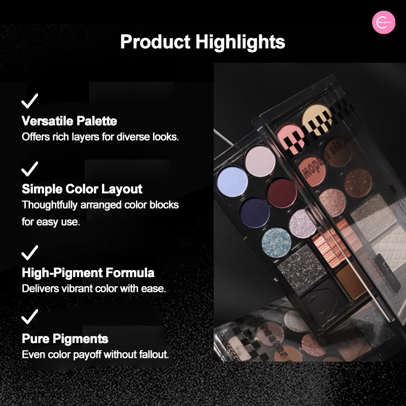 Biya Sweater Dream 18 Color Eyeshadow Palette - Highly Pigmented Makeup Palette for Professional & Everyday Use - Perfect for Party, Wedding & Date Night Looks