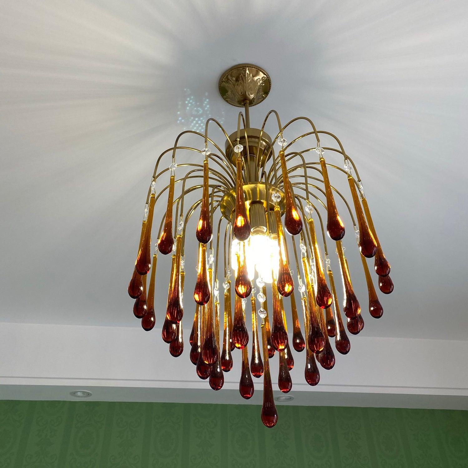 Elegant Maltose Crystal Chandelier - Modern Luxury Lighting for Dining Room, Living Room & Bedroom