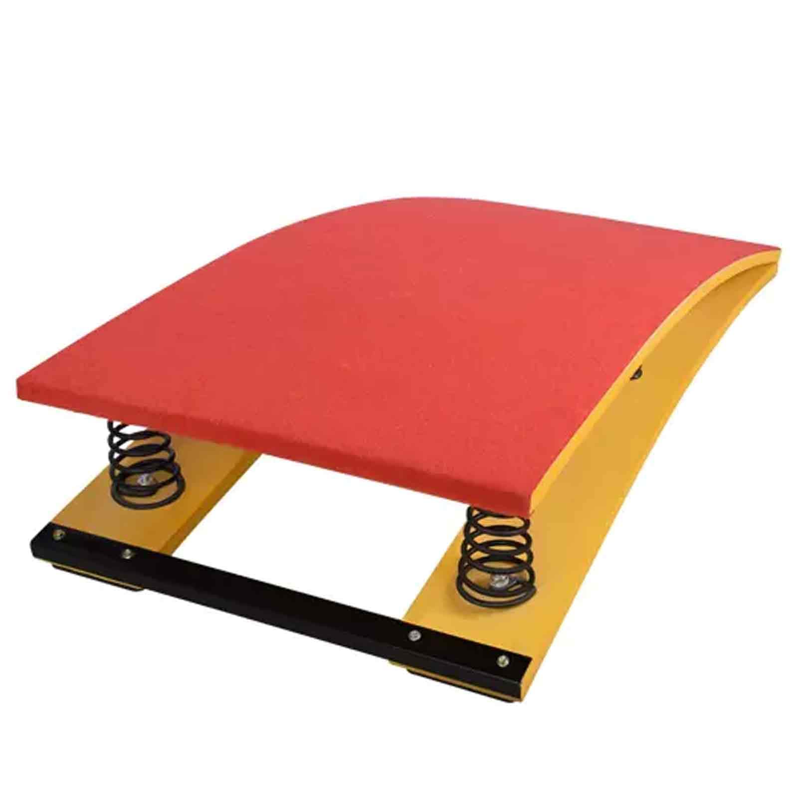 Kids & Junior Gymnastics Springboard - Anti-Skid Felt Surface with Thick Durable Spring (Red/Green) - Perfect for Home Training, Gym Practice & Tumbling Exercises