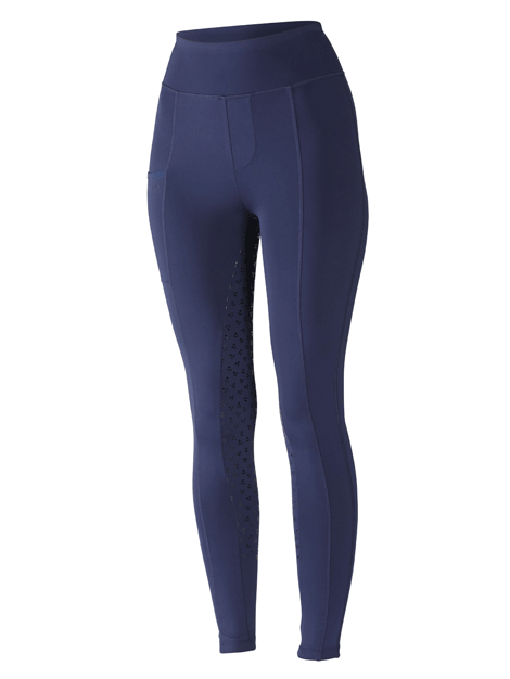 Aubrion Hudson Kids' Riding Tights - Breathable Equestrian Pants for Horseback Riding & English Show Jumping