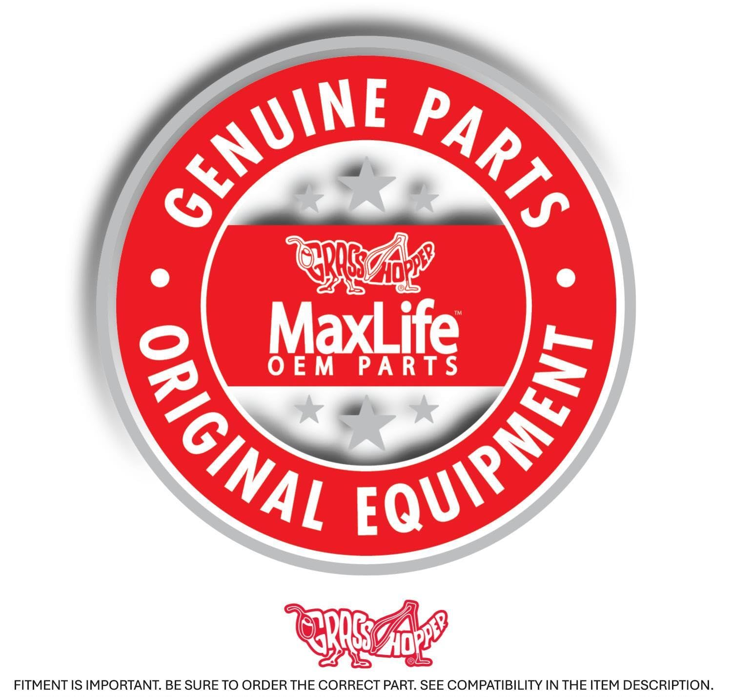 Genuine OEM 644058 Grasshopper Mower End Cap - Mulch Kit for 3452/61/72 Models | Replacement Part to Enhance Mower Performance & Extend Lifespan | Perfect for Lawn Maintenance & Professional Landscaping
