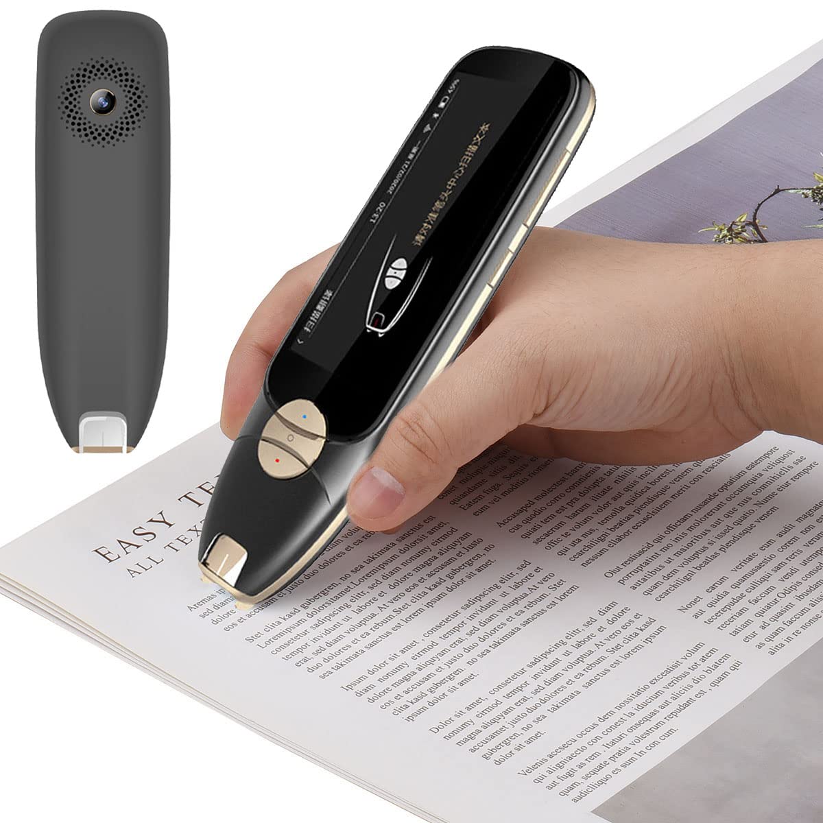 LANTUGL Language Translator Pen - 116 Languages Offline/WiFi Voice Translation Device with Photo Scan & Reading Function | Perfect for Travel, Business Meetings & Language Learning