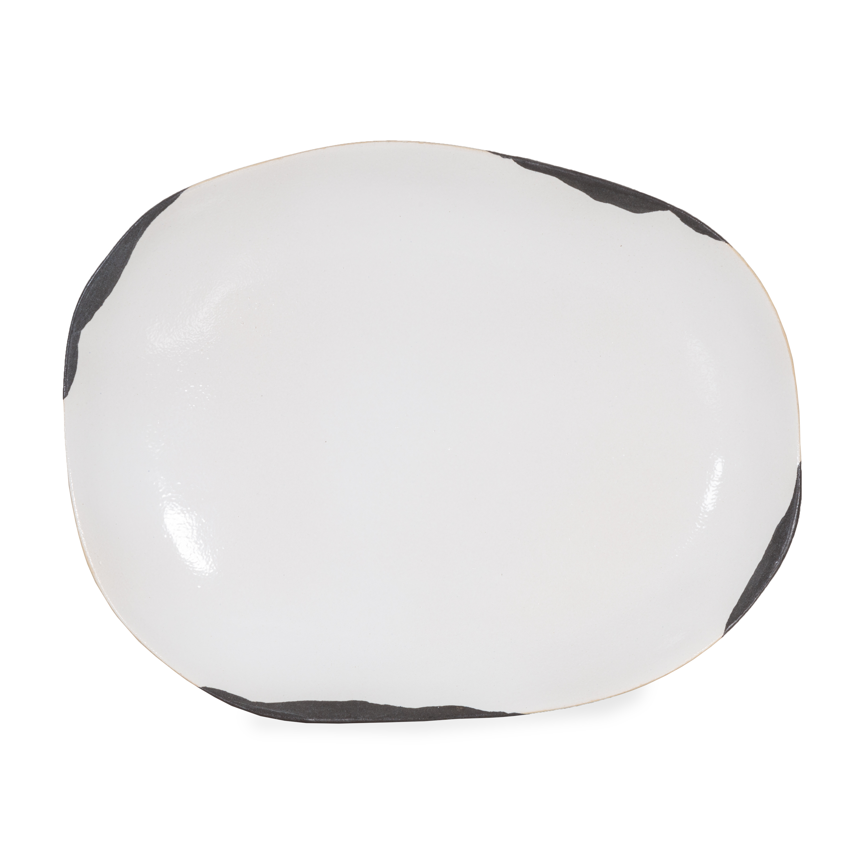 Premium Ceramic Serving Platter - Elegant Rumble Design for Appetizers, Cheese & Charcuterie - Perfect for Parties, Entertaining & Holiday Gatherings