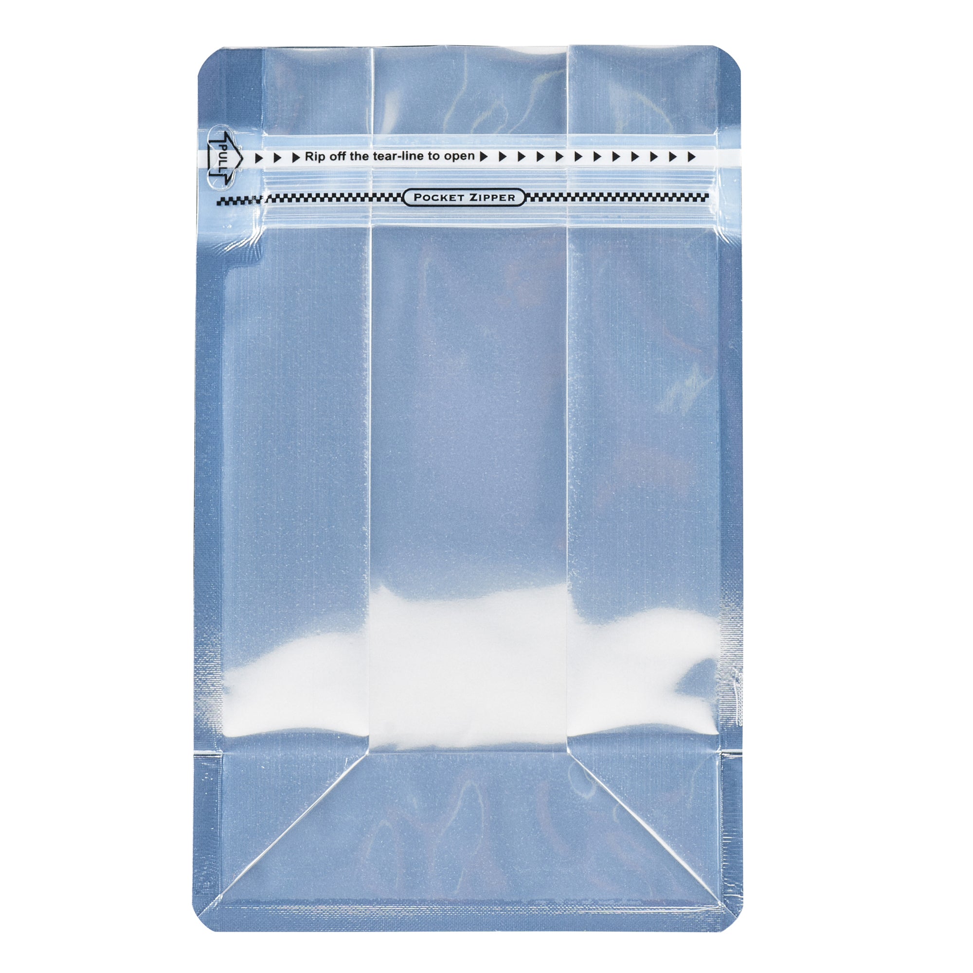 Black Plastic Medium Snack Bags - Double Seal, Rip Lock, Heat Sealable (8x5x3.25 Inches) - 100 Count Box | Perfect for Food Storage, Meal Prep & Travel Snacks