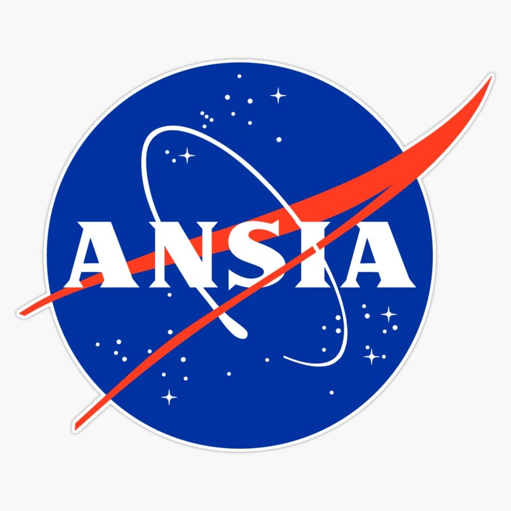 Ansia Bumper Sticker - 5 Inch Vinyl Decal for Cars, Laptops & Windows - Waterproof & UV Resistant for Outdoor Use