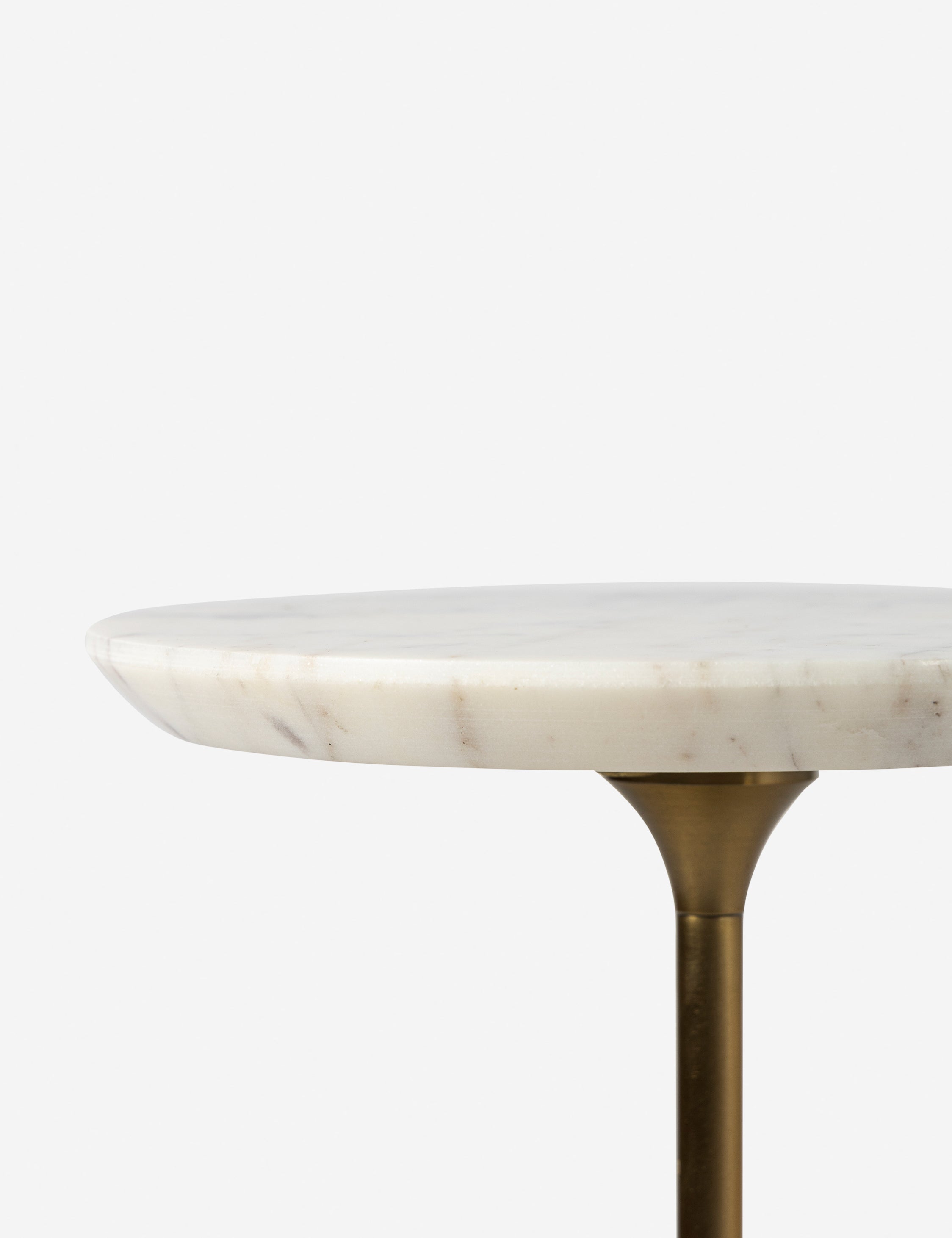Devlin Round Side Table - Modern Accent Table for Living Room, Bedroom & Office - Perfect for Coffee, Books & Decor
